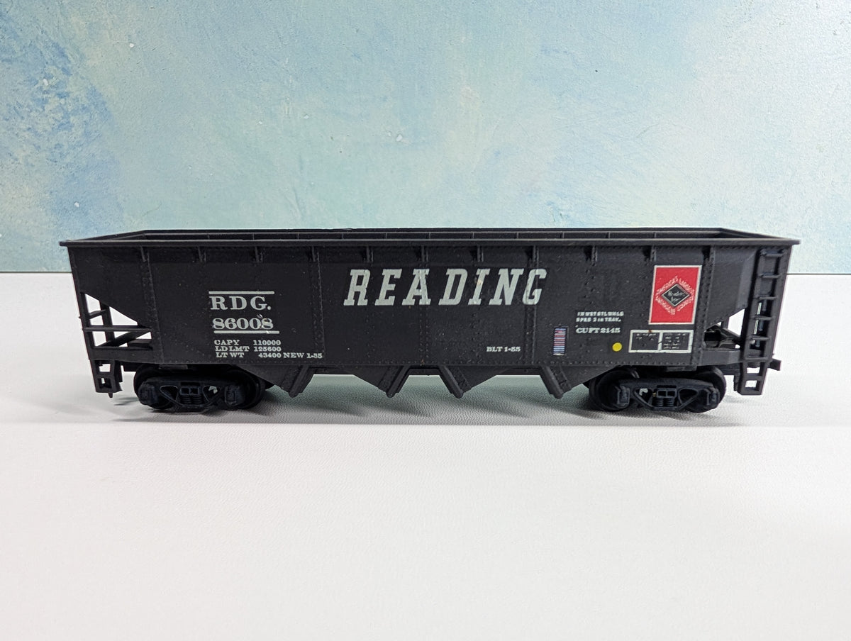 USED Tyco HO Scale Quad Hopper Reading RDG #86008