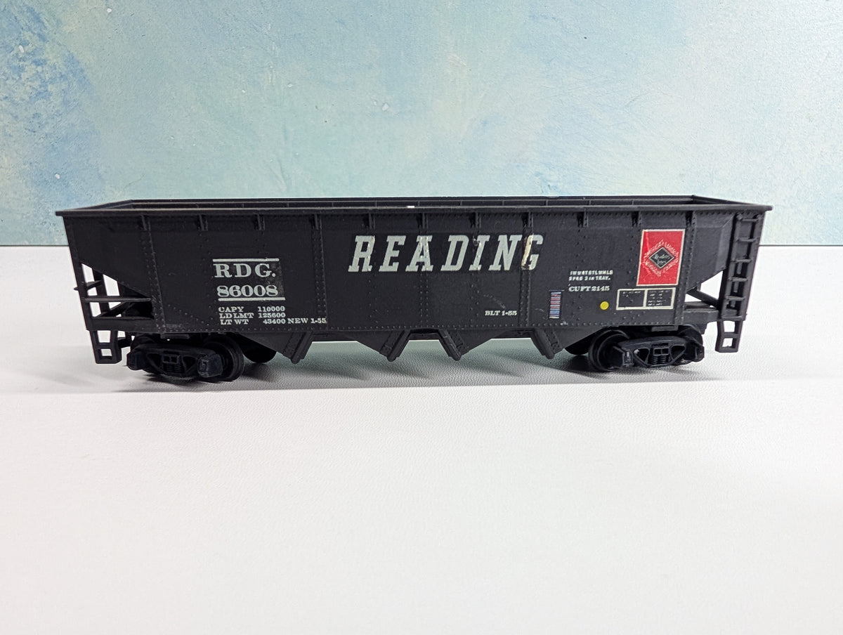 USED Tyco HO Scale Quad Hopper Reading RDG #86008