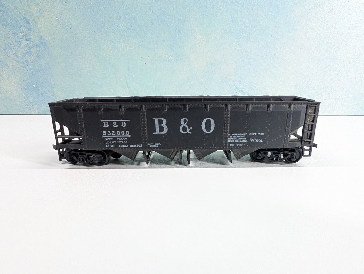 USED Athearn HO Scale Quad Hopper Baltimore and Ohio B&O #532000