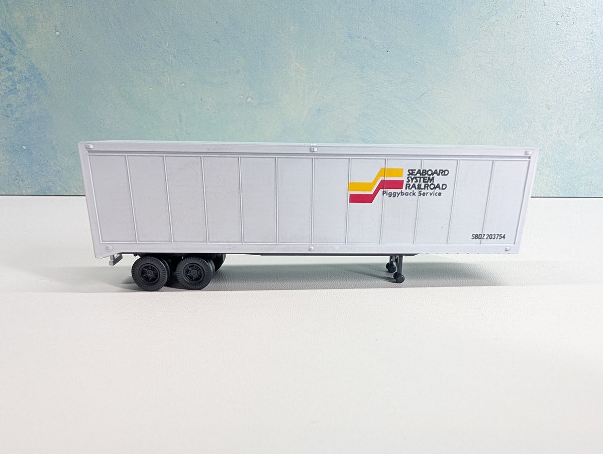 USED Walthers HO Scale 40' Trailer Seaboard System SBDZ #203754