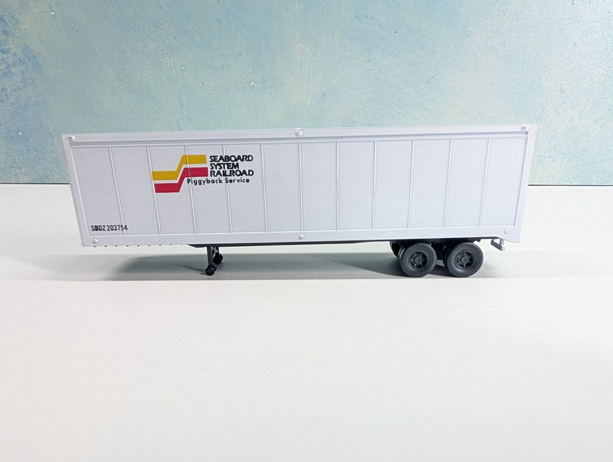 USED Walthers HO Scale 40' Trailer Seaboard System SBDZ #203754