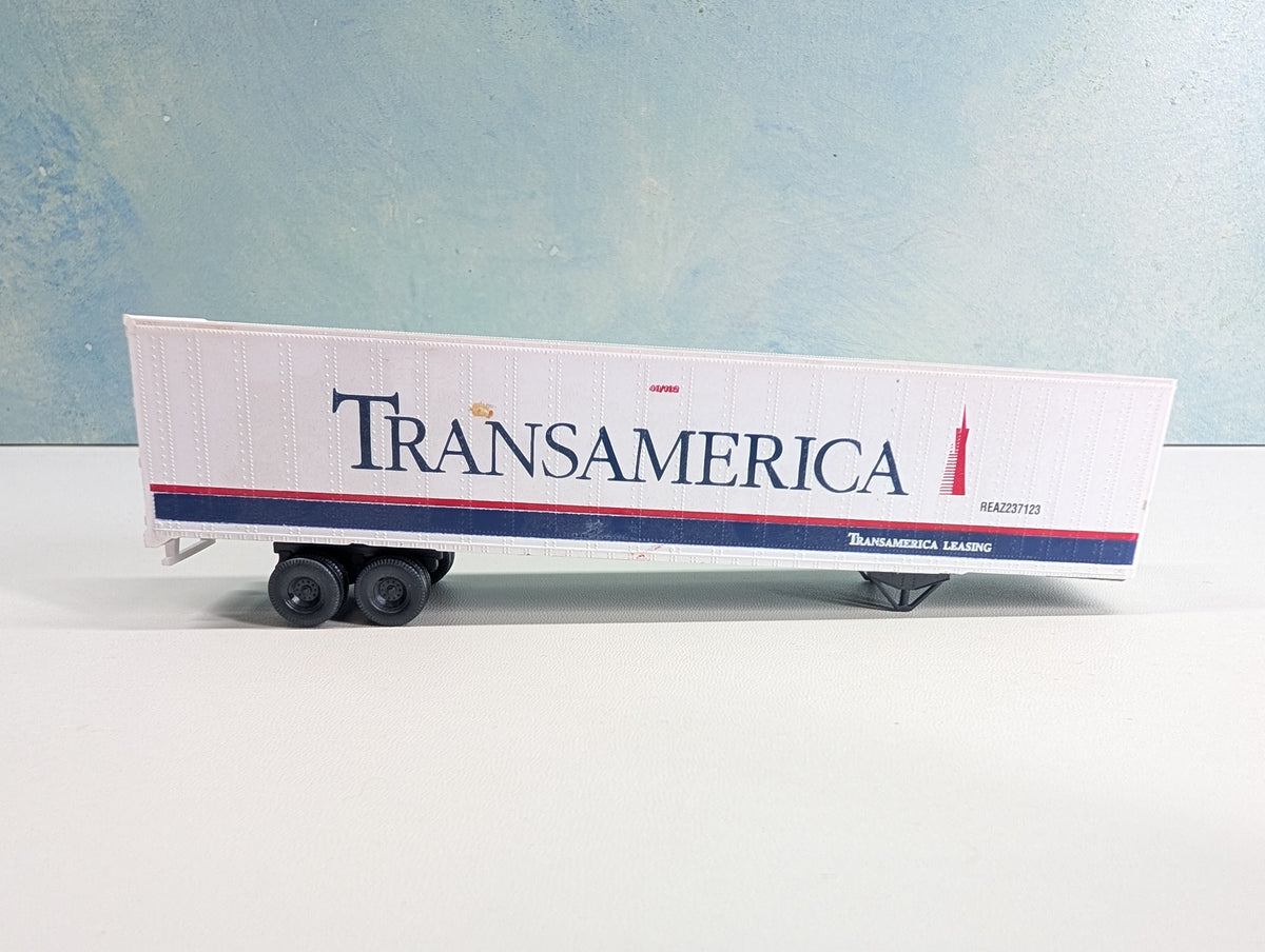 USED Walthers HO Scale 48' Trailer TransAmerica REAZ #237123