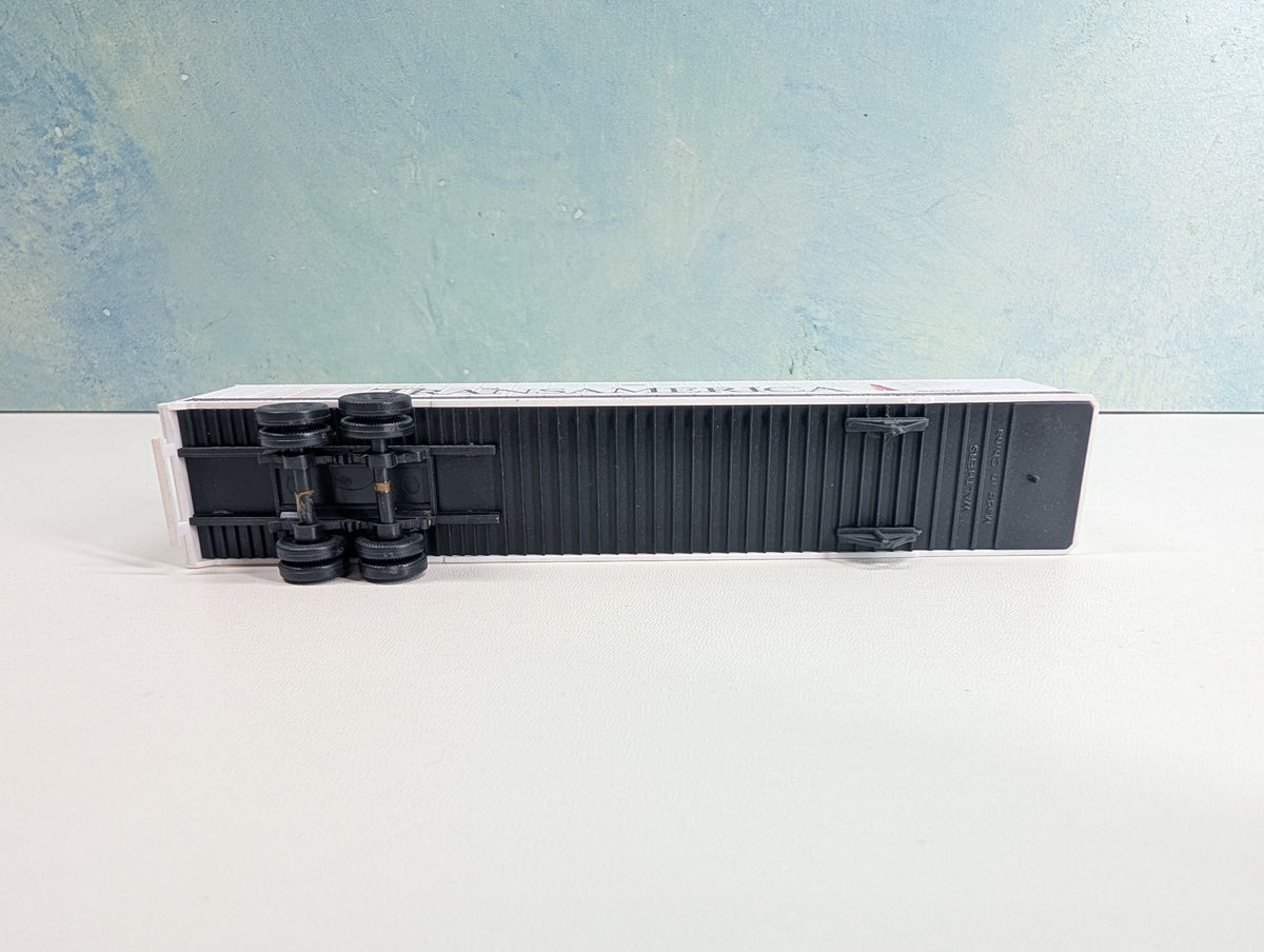 USED Walthers HO Scale 48' Trailer TransAmerica REAZ #237123