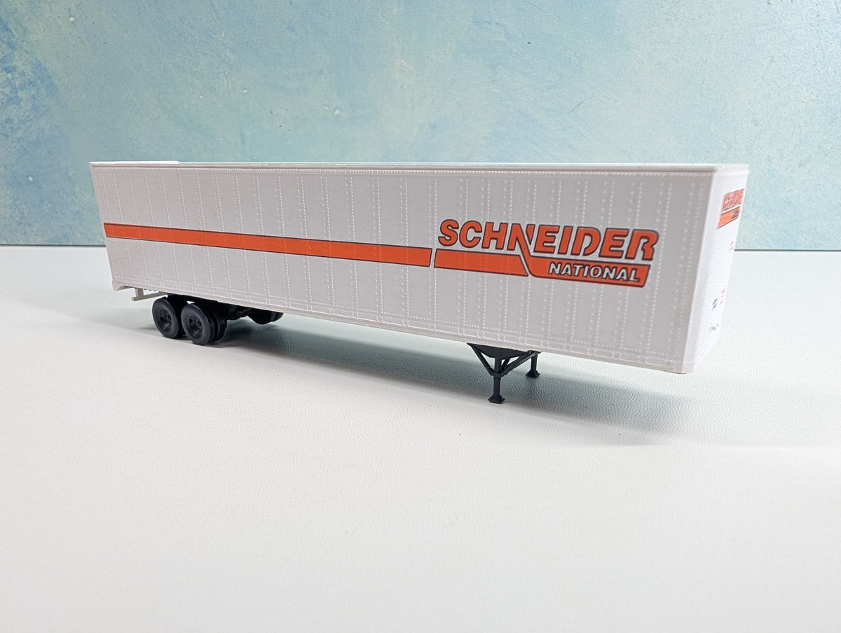 USED Walthers HO Scale 48' Trailer Schneider National #F86344