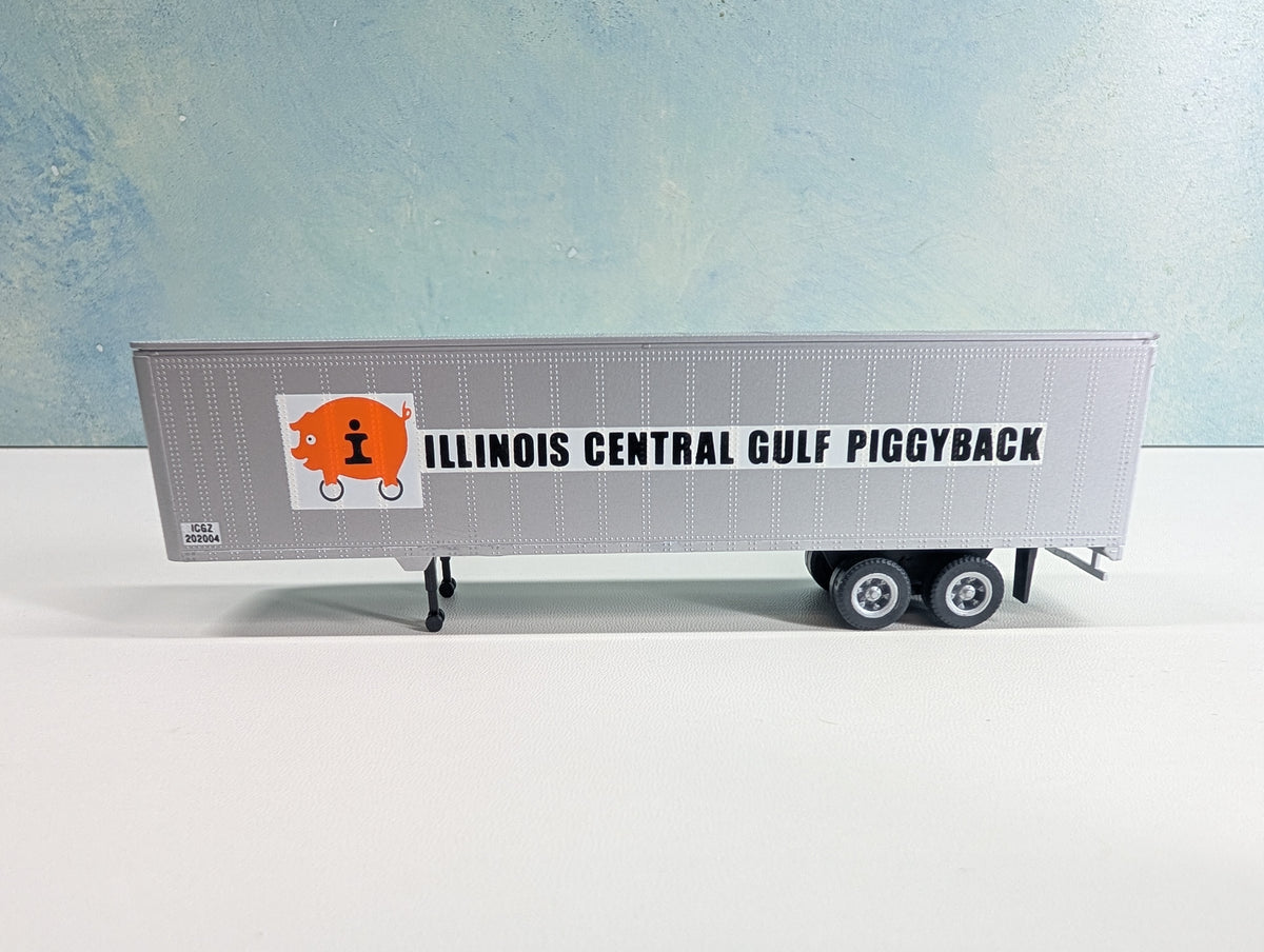USED Con-Cor HO Scale 45' Trailer Illinois Central Gulf ICGZ #202004