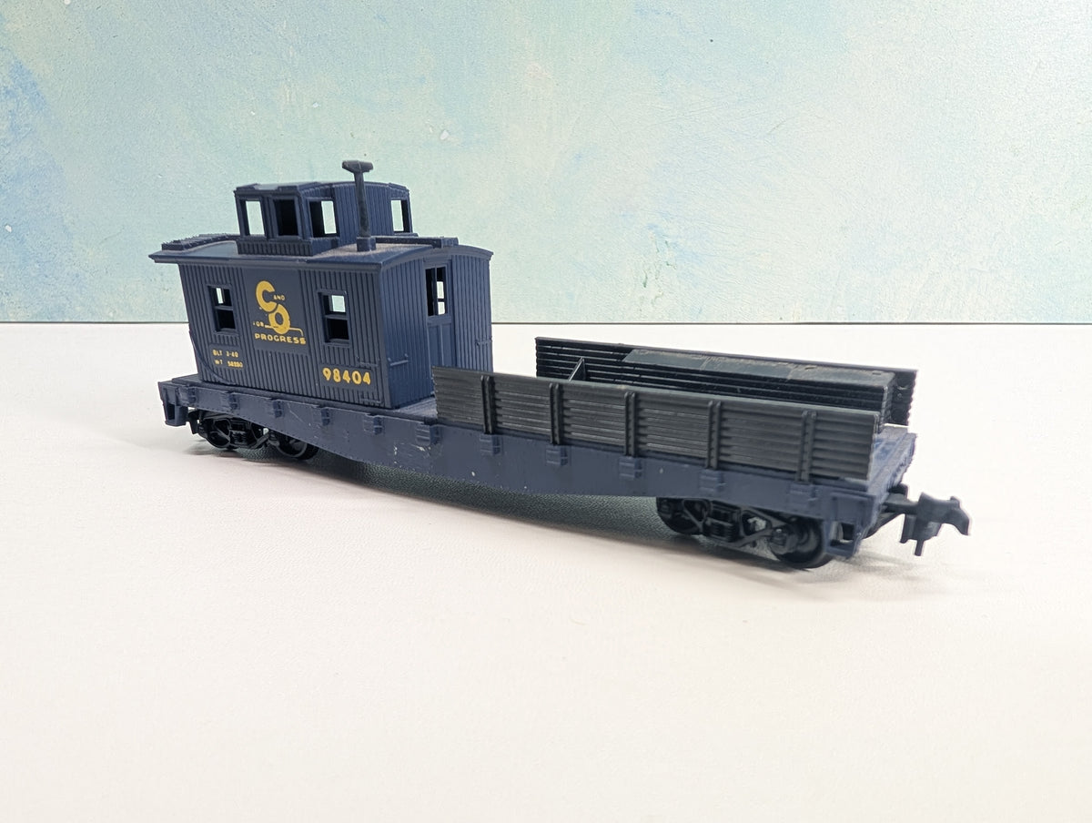 USED Lionel HO Scale Work Caboose Chesapeake and Ohio #98404