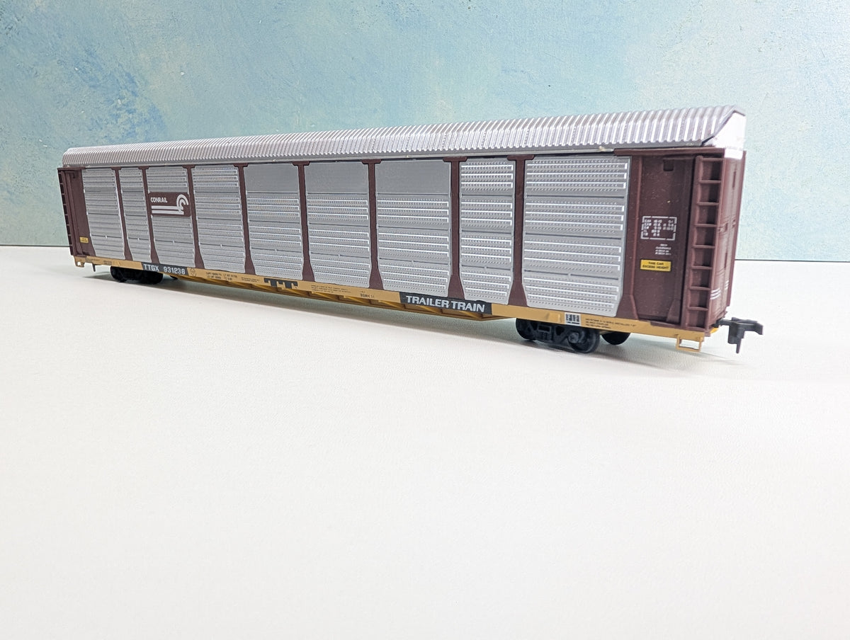 USED Walthers HO Scale 89' Enclosed Auto-Carrier Conrail TTGX #931238