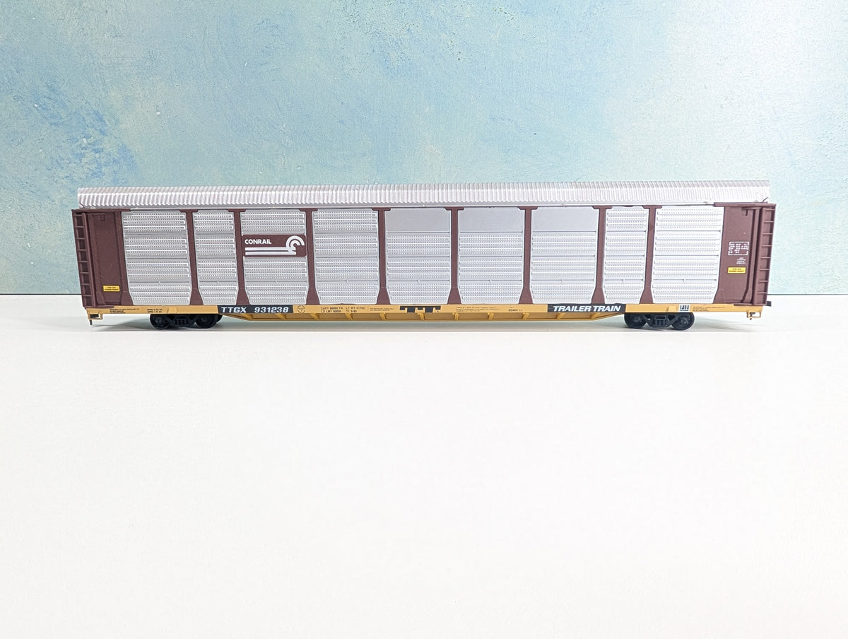 USED Walthers HO Scale 89' Enclosed Auto-Carrier Conrail TTGX #931238