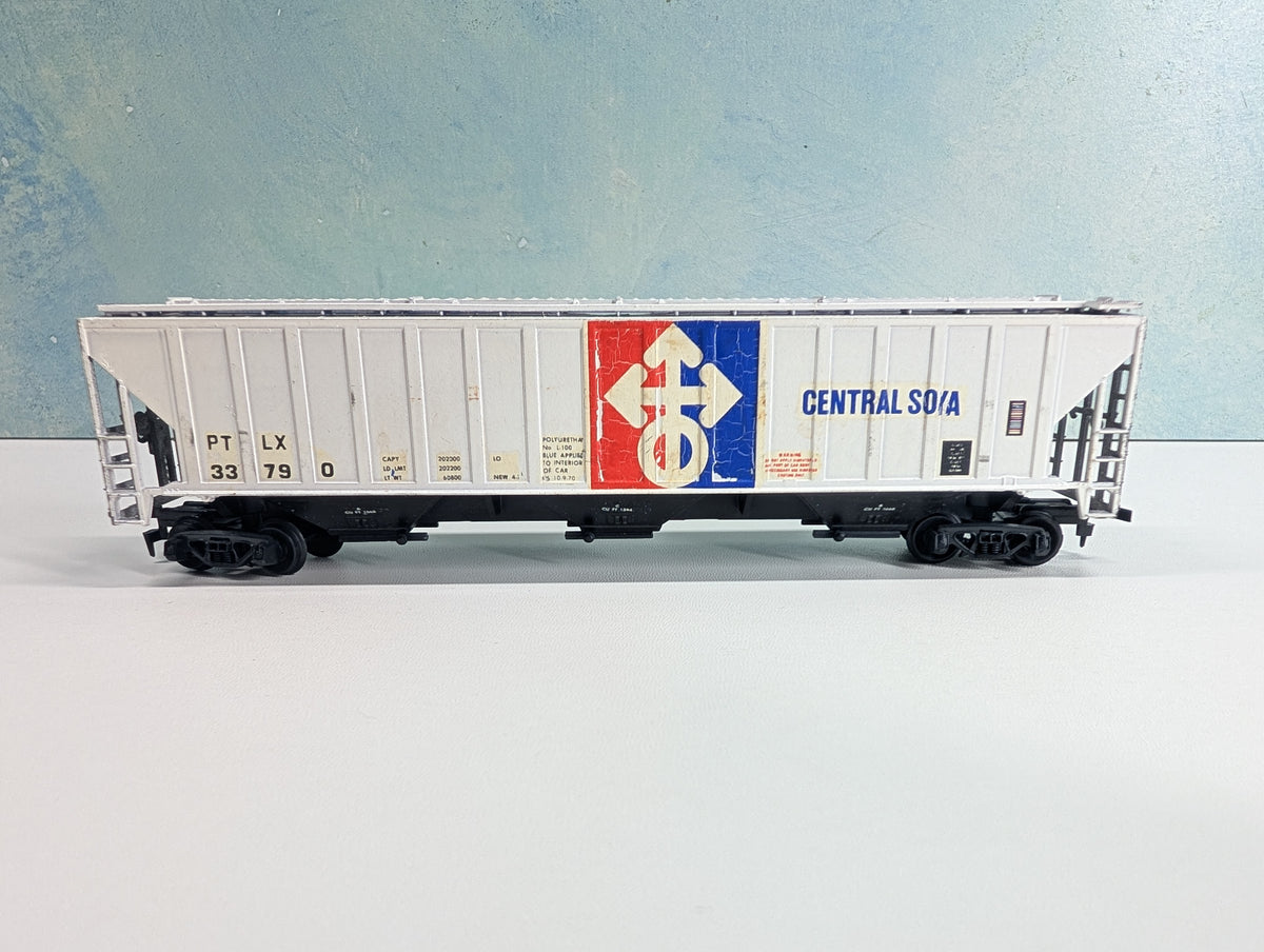 USED HO Scale Covered Hopper Central Soya PTLX #33790