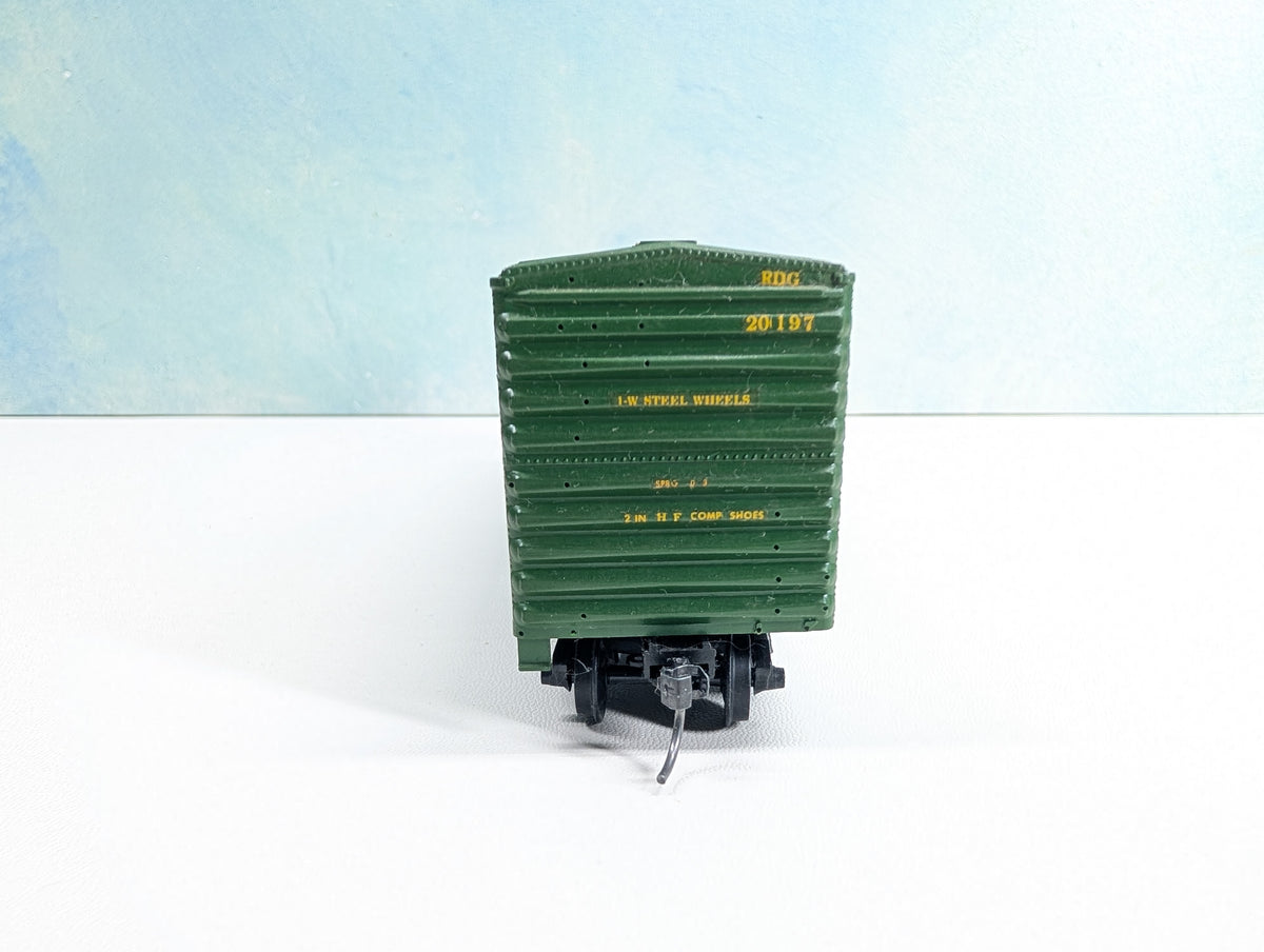 USED HO Scale 50' Box Car Reading RDG #20197