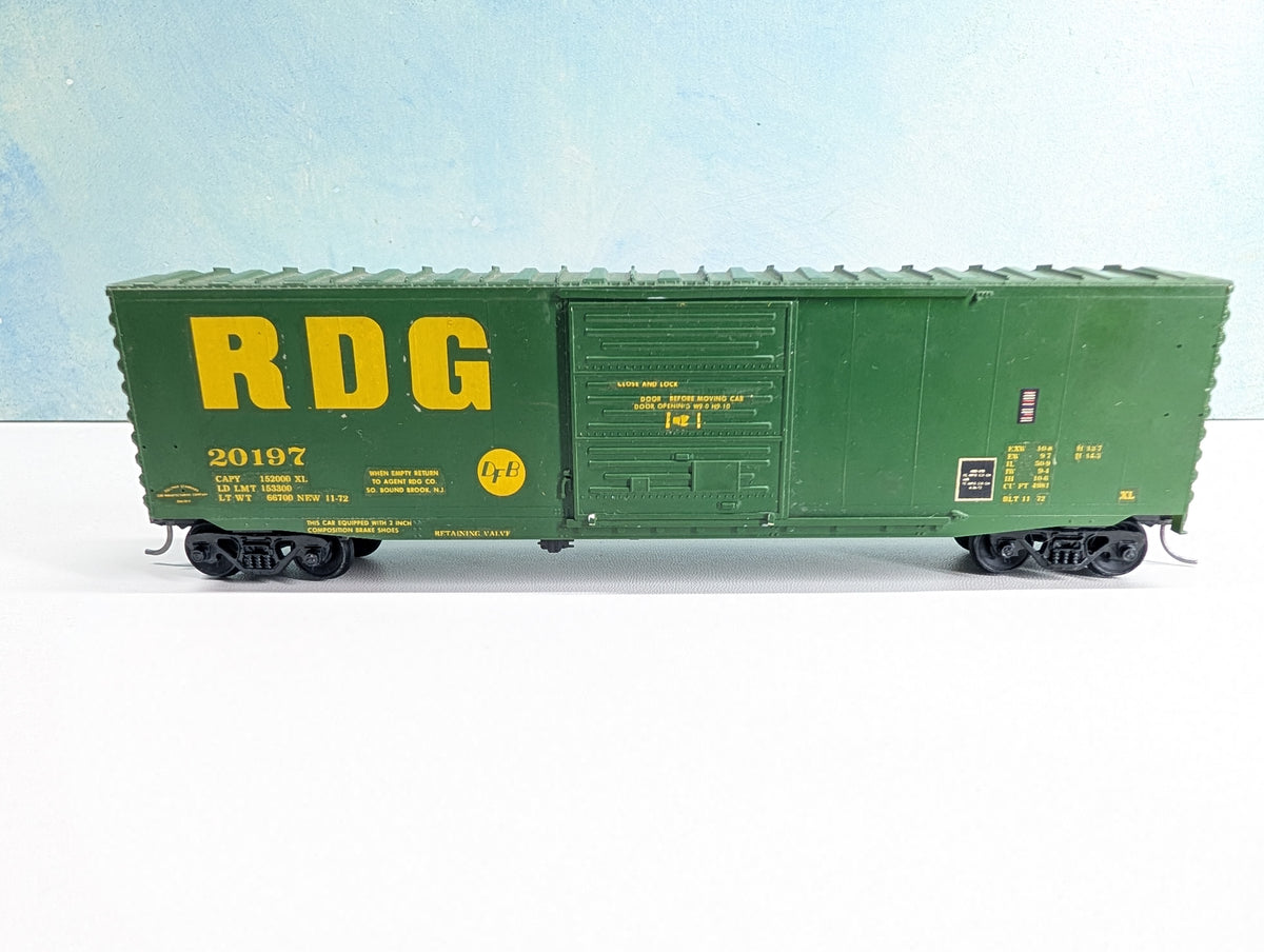 USED HO Scale 50' Box Car Reading RDG #20197