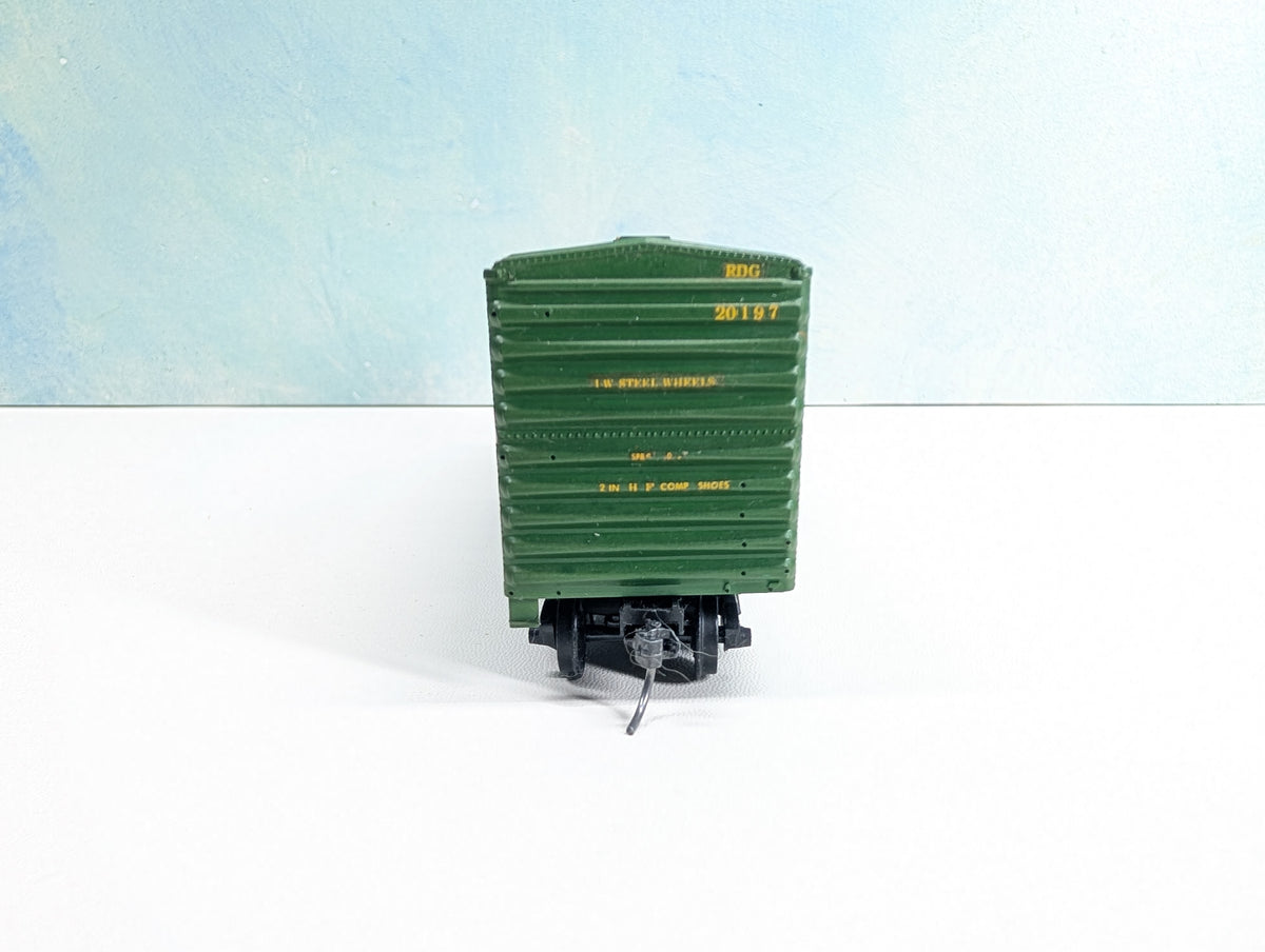 USED HO Scale 50' Box Car Reading RDG #20197