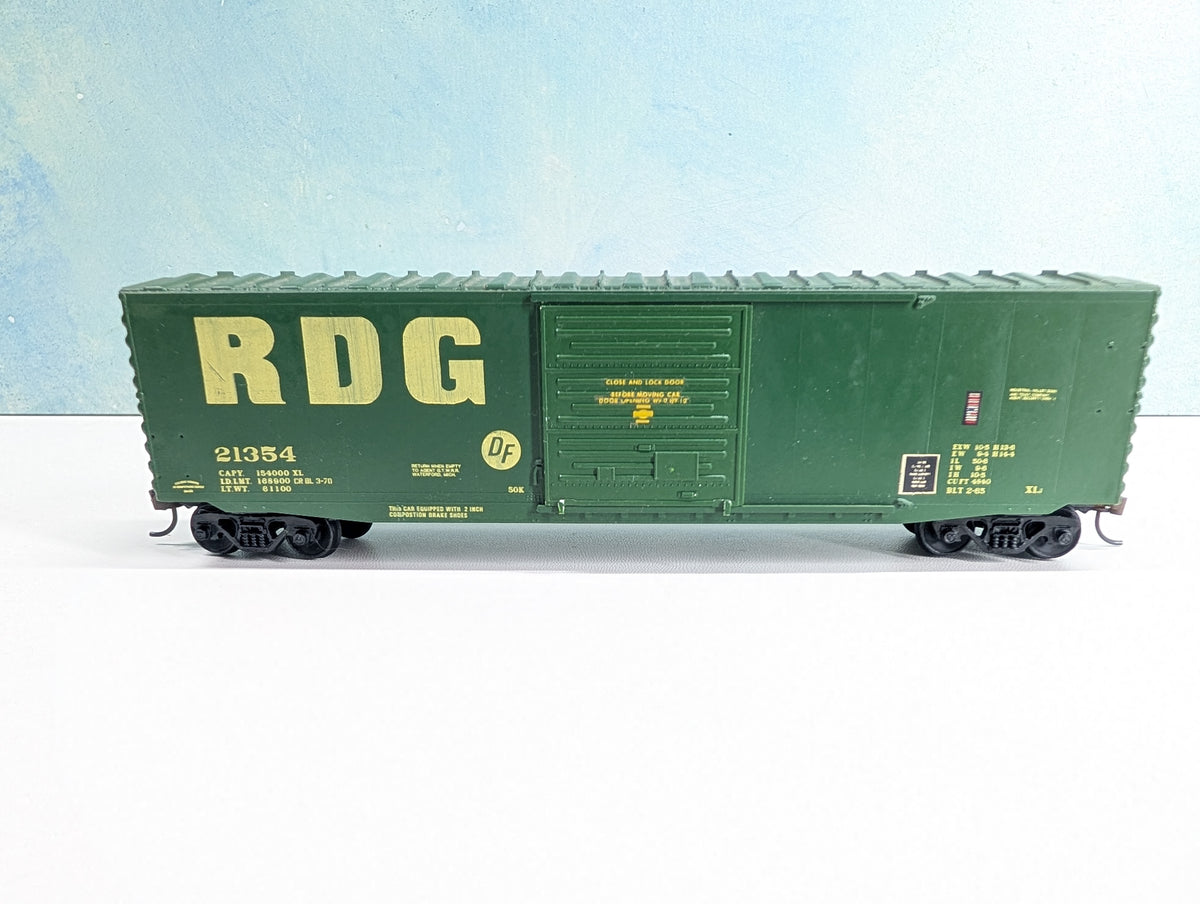 USED HO Scale 50' Box Car Reading RDG #21354