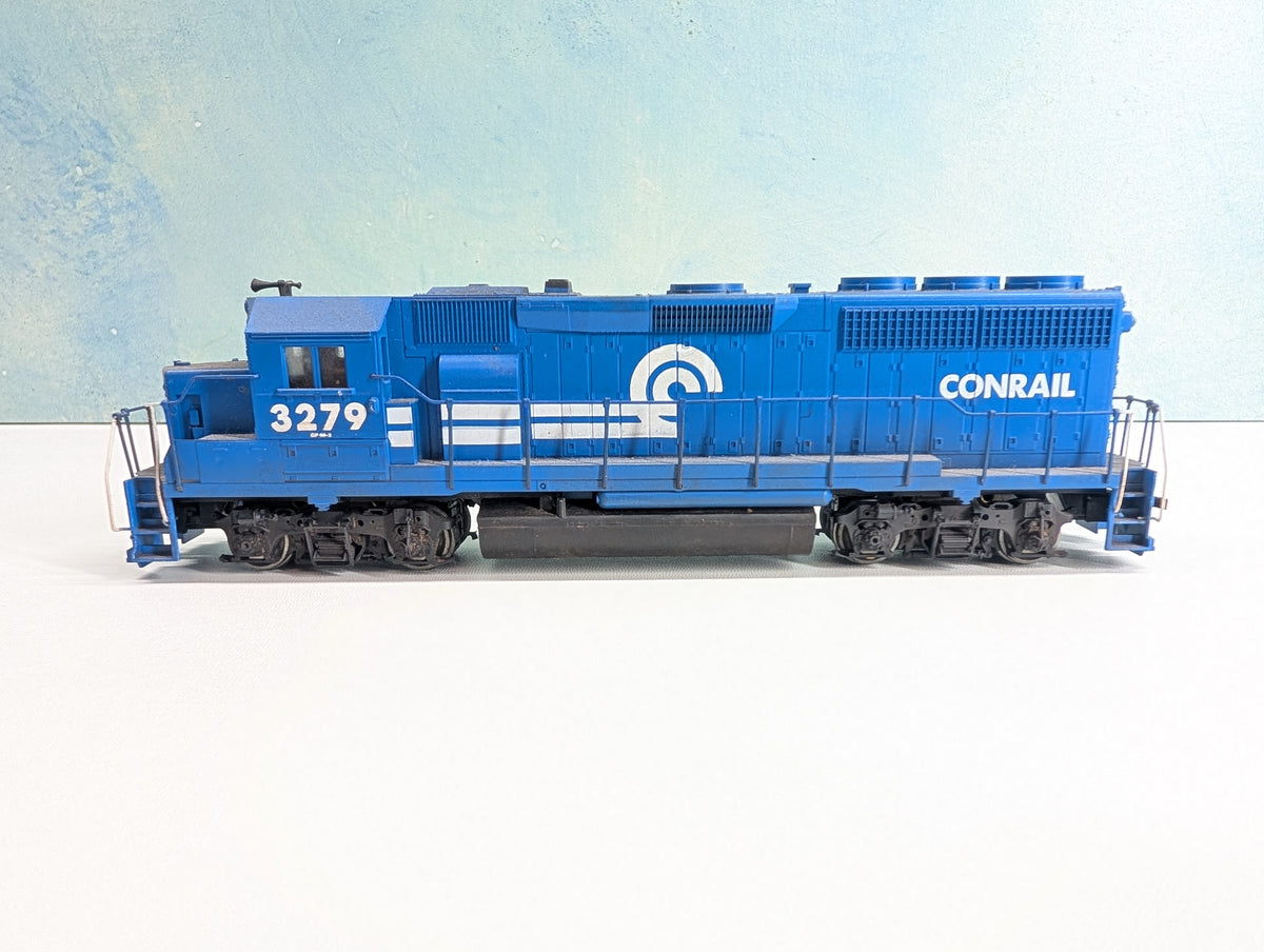 USED Athearn HO Scale GP40-2 Diesel Locomotive Conrail #3279 Tested! DC