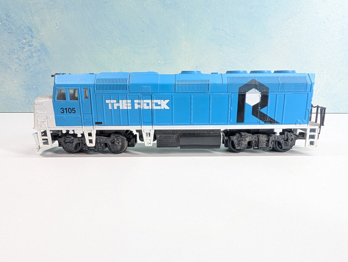 USED Life-Like HO Scale F-40 Diesel Locomotive Rock Island #3105 Parts/Repairs DC