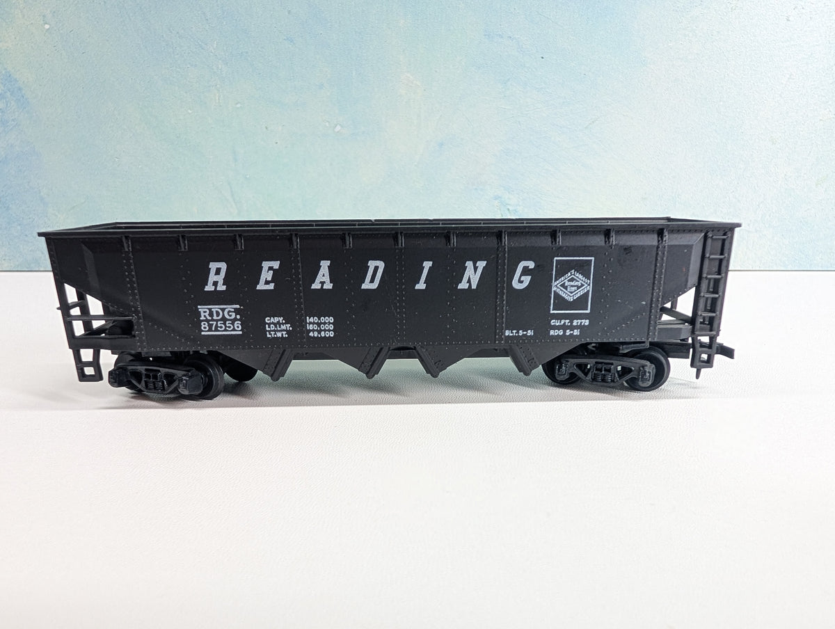 USED Tyco HO Scale Quad Hopper Reading RDG #87556