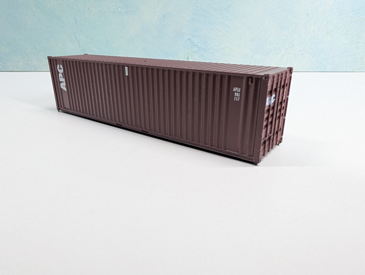 USED HO Scale 40' Container APC APLU #981117