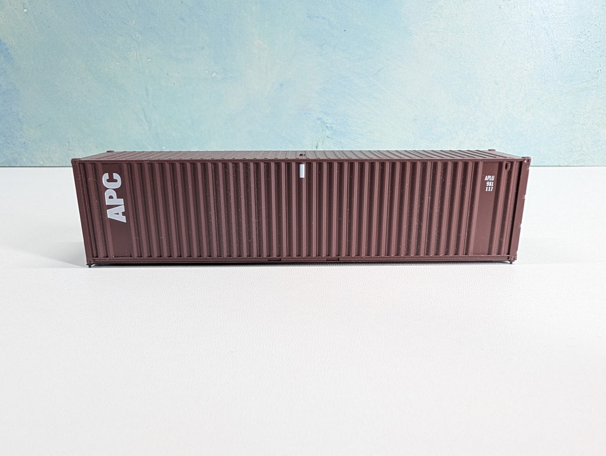 USED HO Scale 40' Container APC APLU #981117