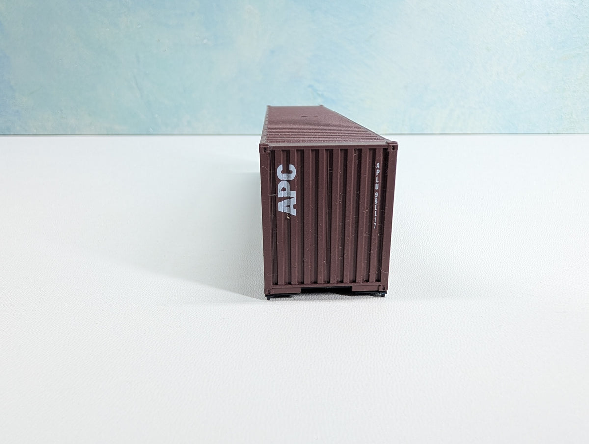 USED HO Scale 40' Container APC APLU #981117