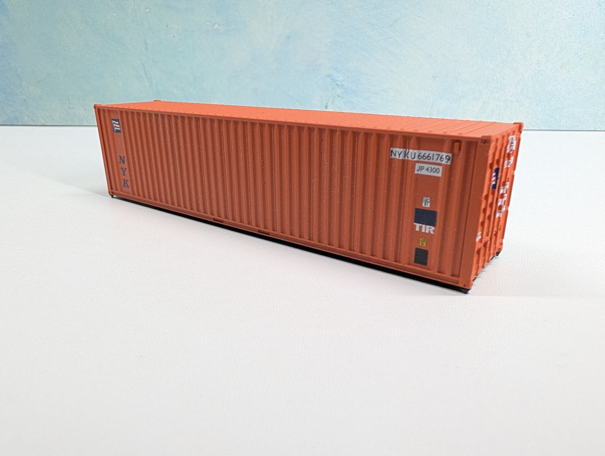 USED HO Scale 40' Container NYK Line NYKU #6661769 Orange