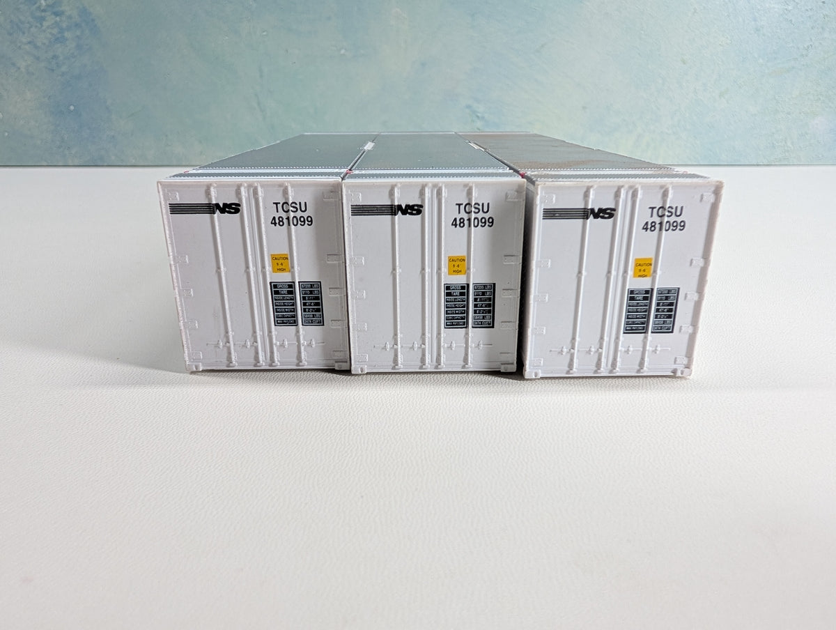 USED Walthers HO Scale Lot of 48' Containers Norfolk Southern TCSU #481099 Triple Crown (3 pcs)