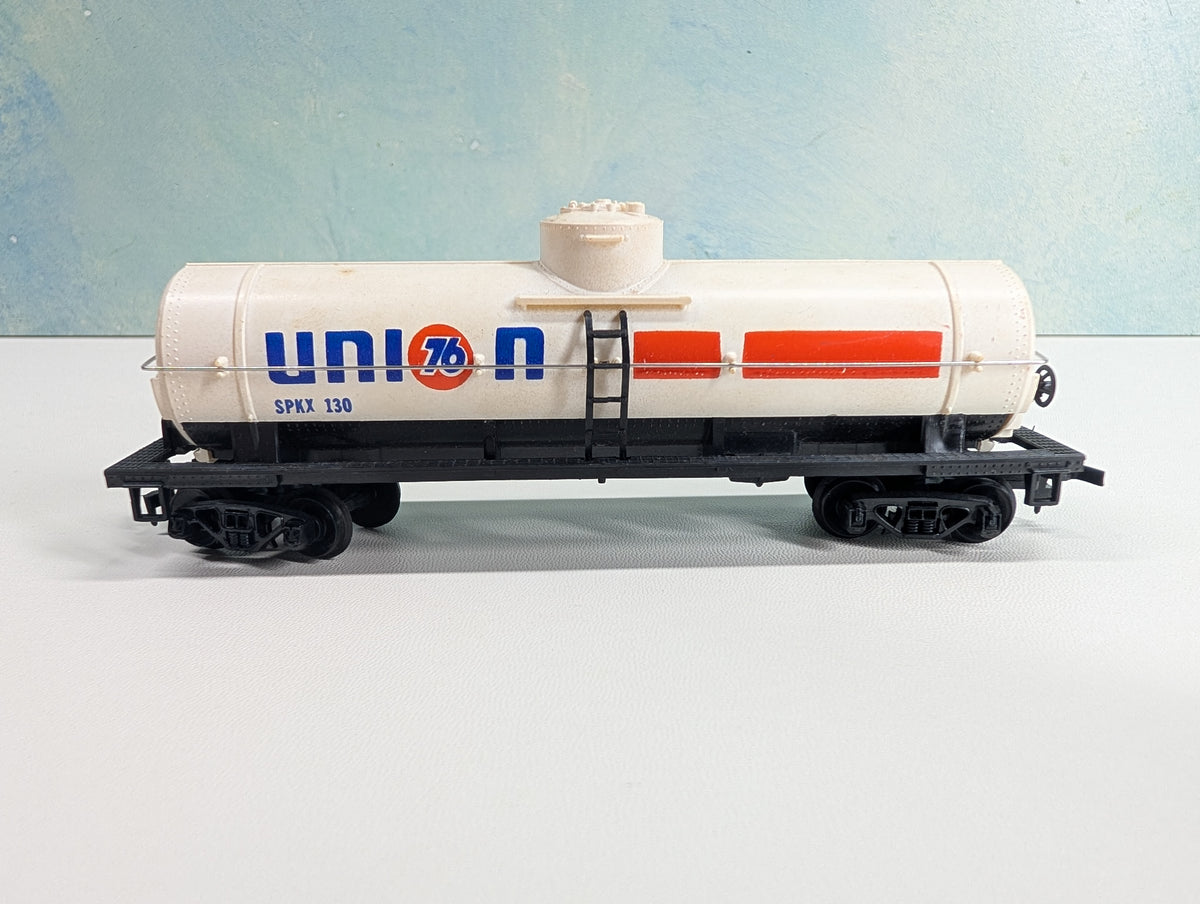 USED Tyco HO Scale Single Dome Tank Car Union 76 SPKX #130