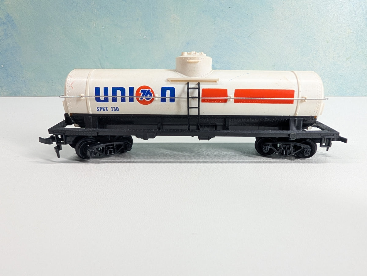USED Tyco HO Scale Single Dome Tank Car Union 76 SPKX #130