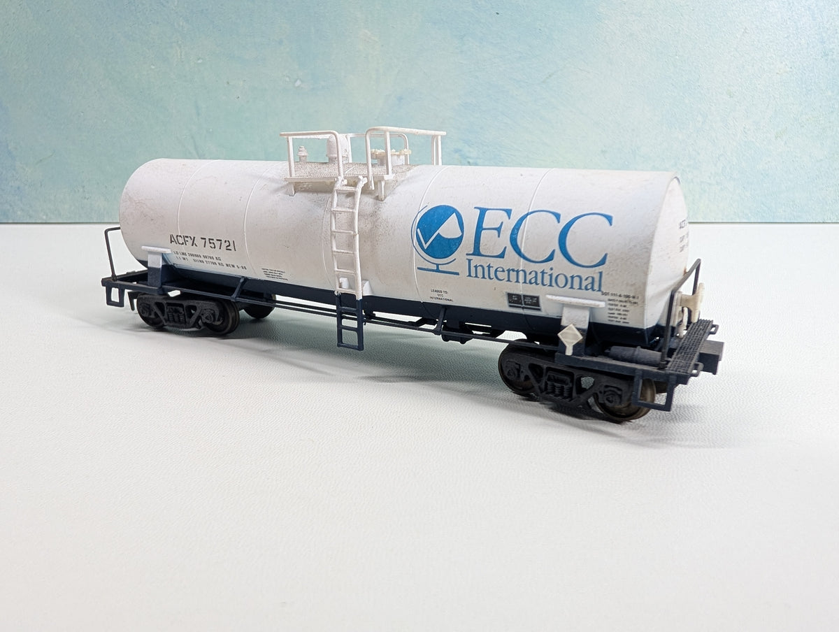 USED Atlas HO Scale Tank Car ECC International ACFX #75721