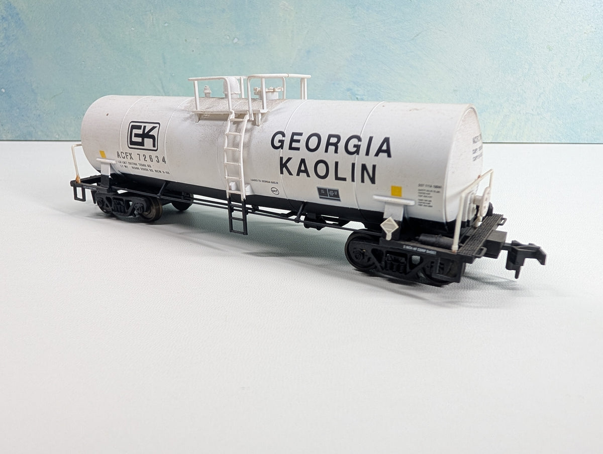 USED Atlas HO Scale Tank Car Georgia Kaolin ACFX #72634