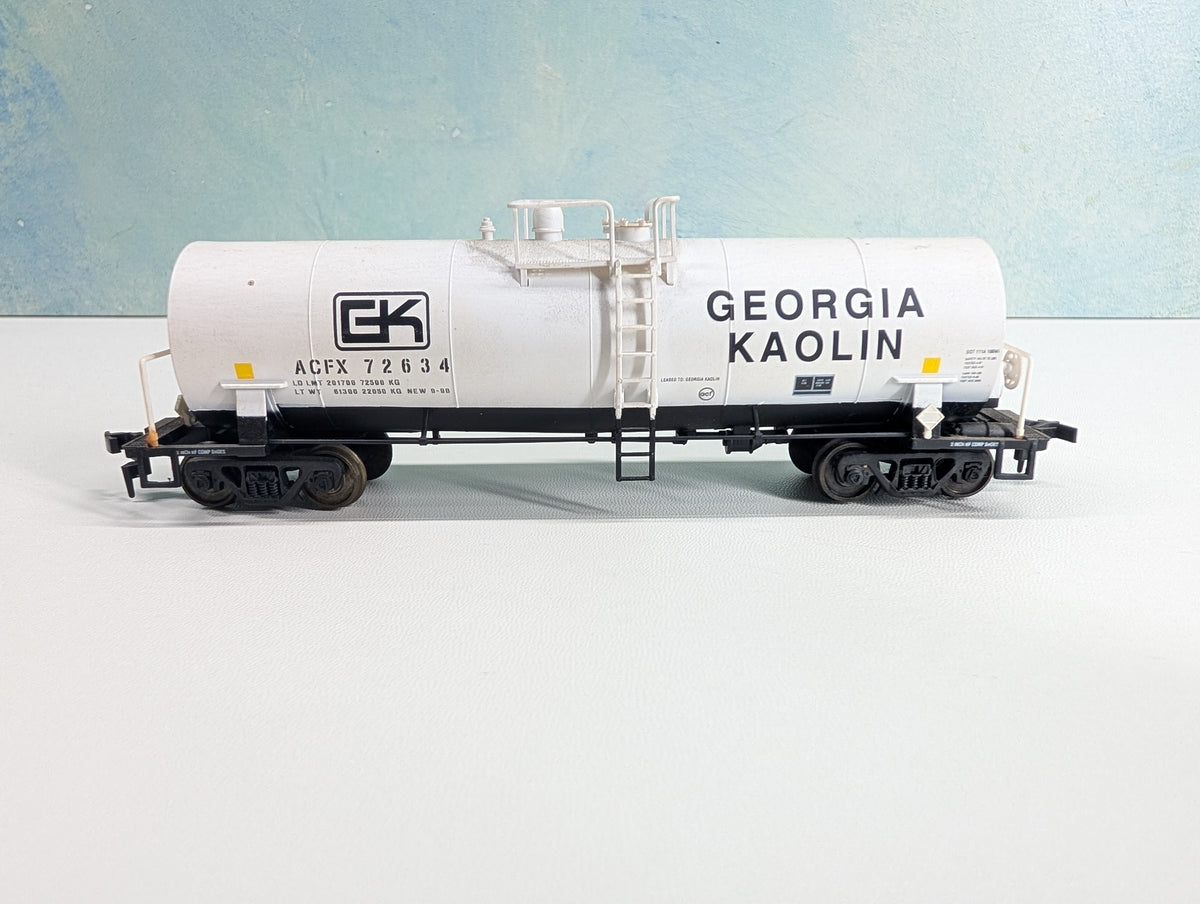 USED Atlas HO Scale Tank Car Georgia Kaolin ACFX #72634