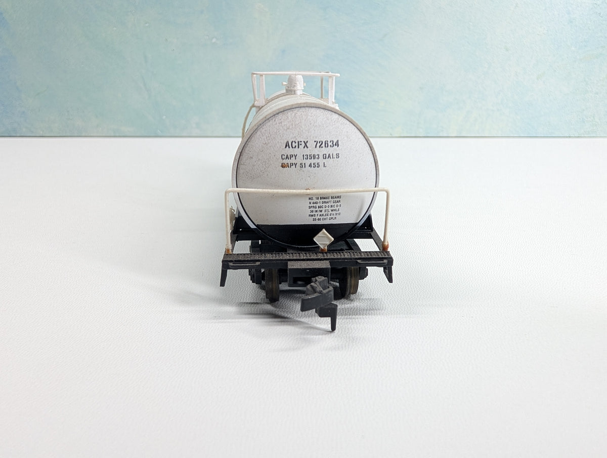USED Atlas HO Scale Tank Car Georgia Kaolin ACFX #72634