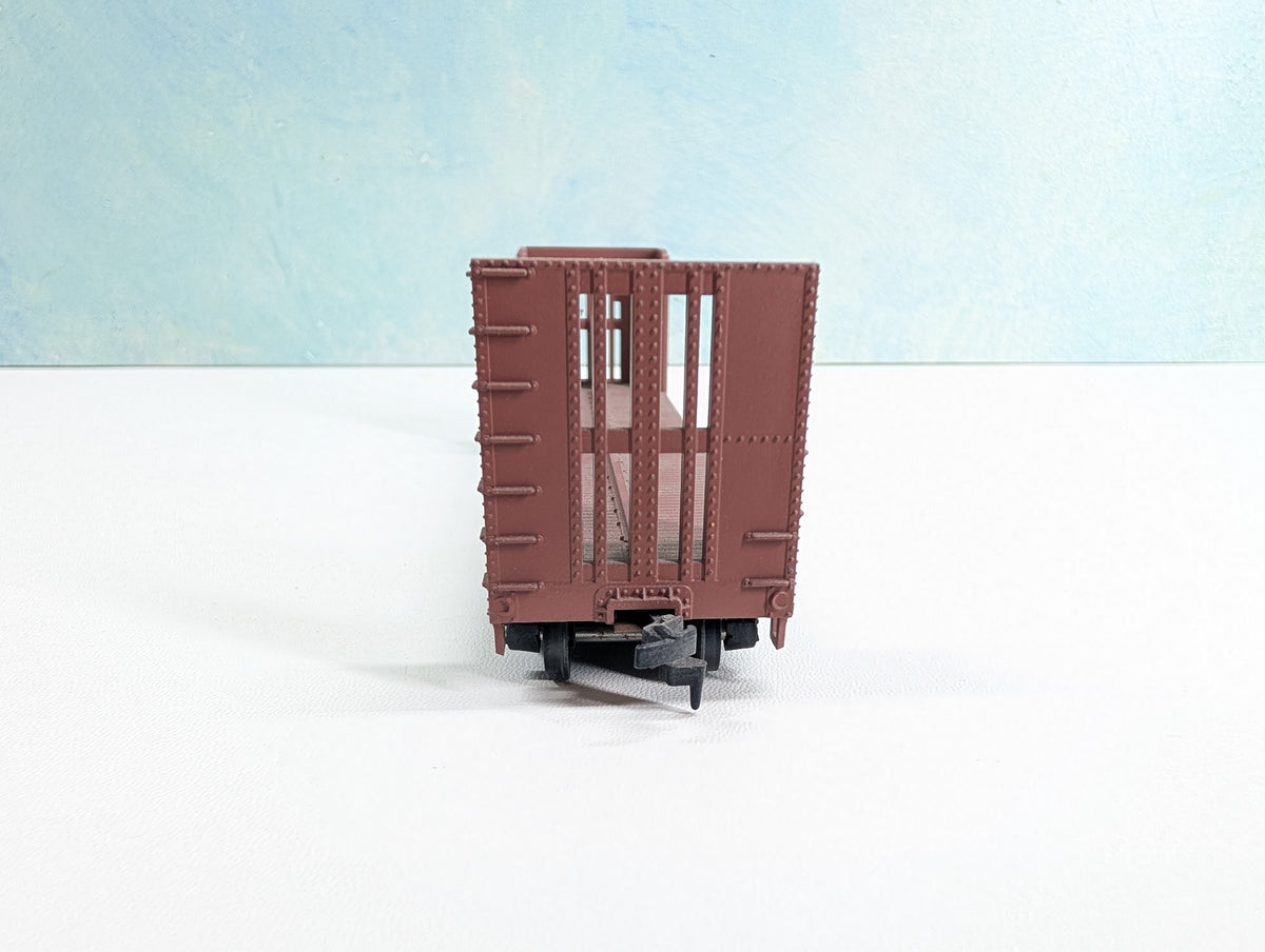 USED Athearn HO Scale Bulkhead Flat Car Louisville & Nashville L&N #23054