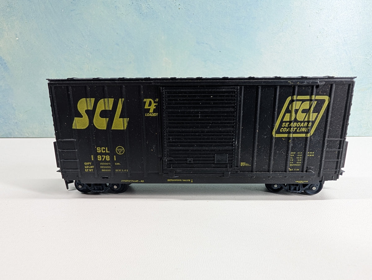 USED Athearn HO Scale 40' HI-Cube Box Car Seaboard Coast Line SCL #19781