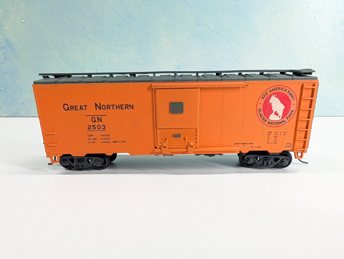 USED Athearn HO Scale 40' Box Car Great Northern GN #2503 Glacier National Park