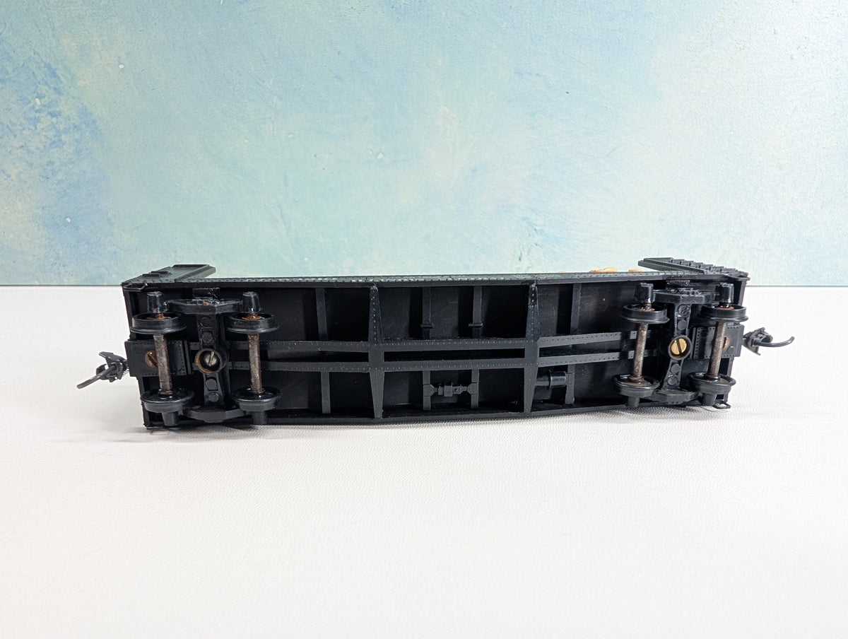 USED Athearn HO Scale Bulkhead Flat Car w/ Lumber Load Illinois Central IC #63210
