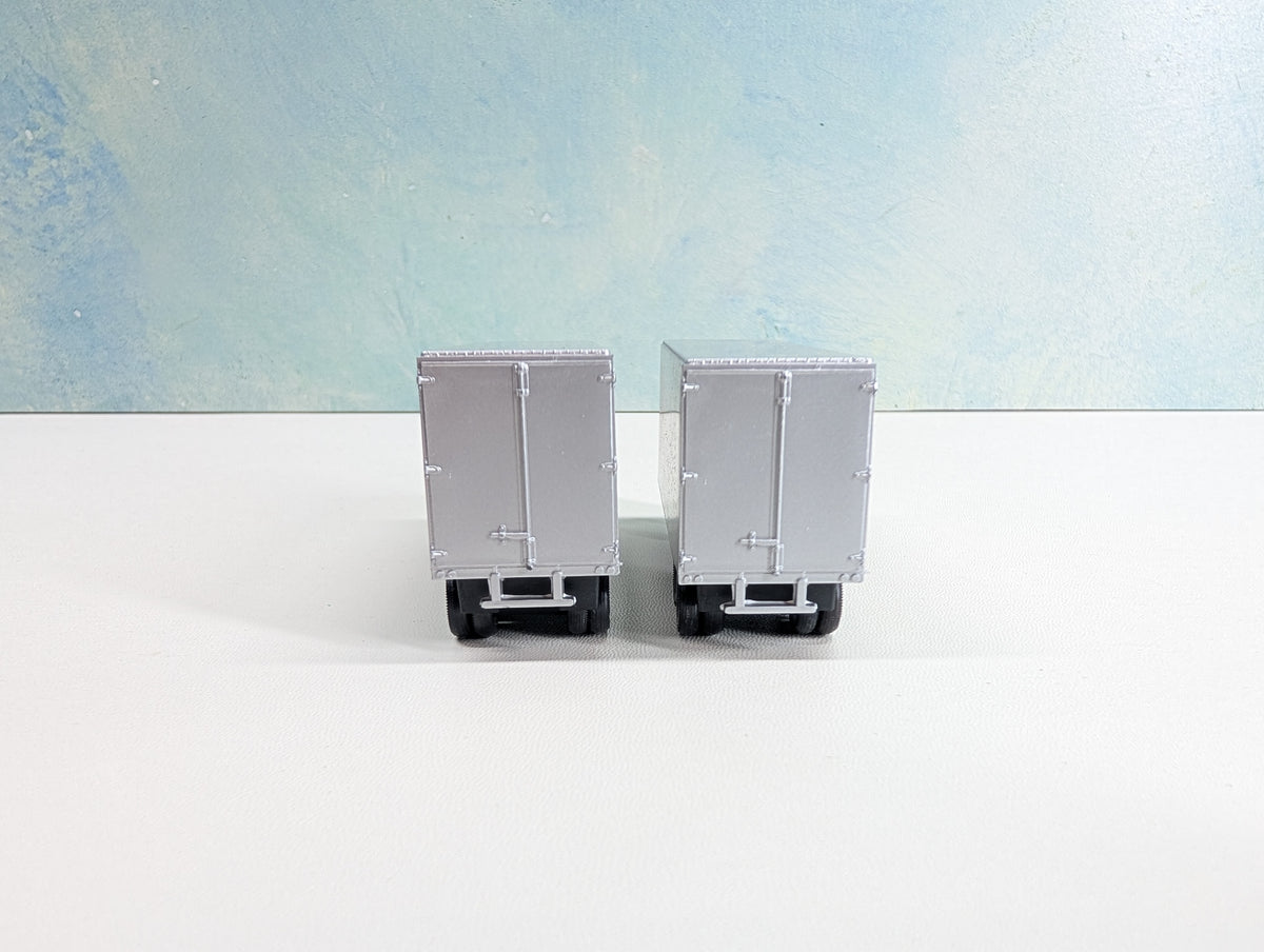 USED Athearn HO Scale Set of Piggy Trailers International Forwarding Co