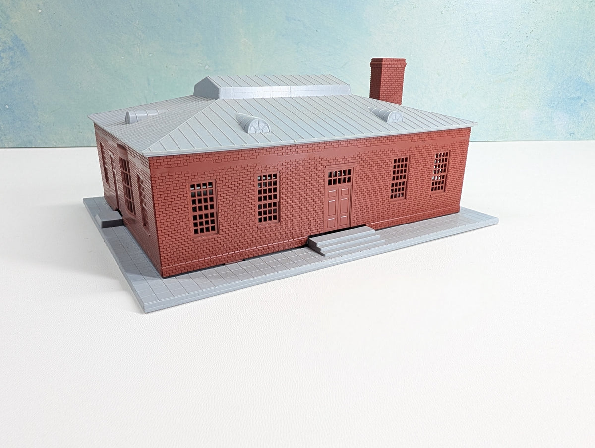 USED HO Scale Small Brick Warehouse