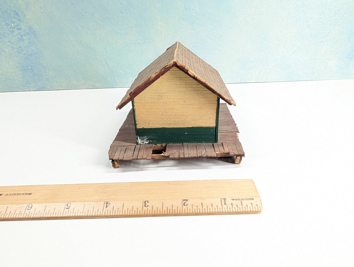 USED HO Scale Abandoned Old Time Warehouse (Scatch Built)