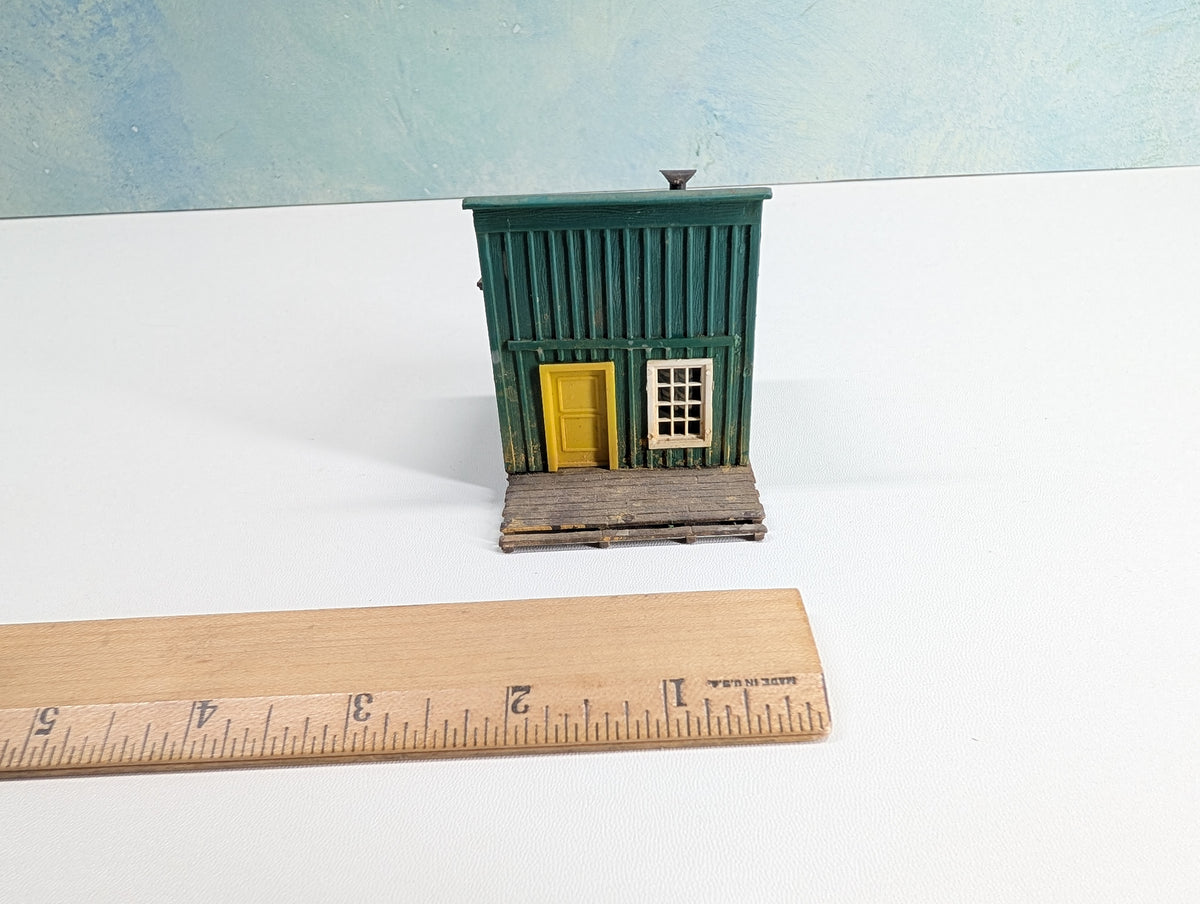 USED Kibri HO Scale Small Green Old Time Storefront