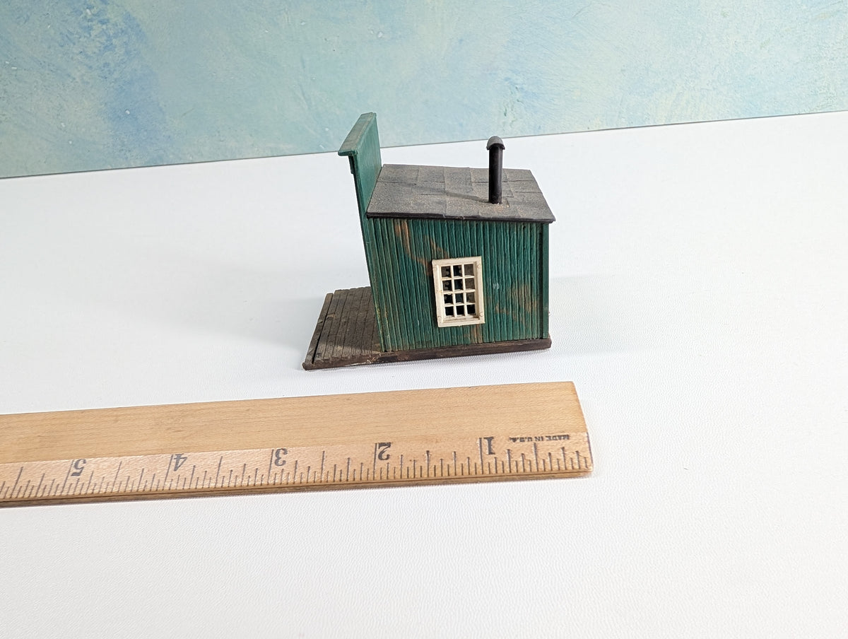 USED Kibri HO Scale Small Green Old Time Storefront
