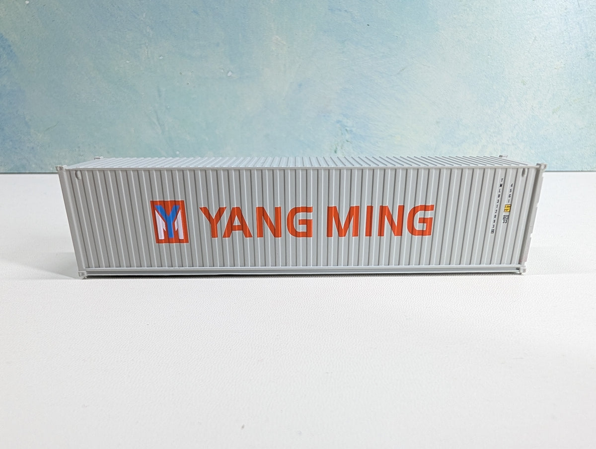 USED HO Scale 40' Container Yang Ming YMLU #312093