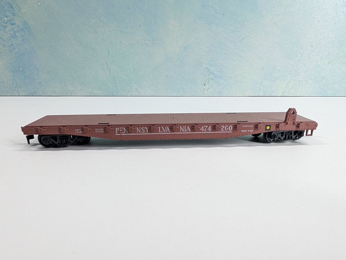 USED Athearn HO Scale 50' Flat Car Pennsylvania PRR #474200
