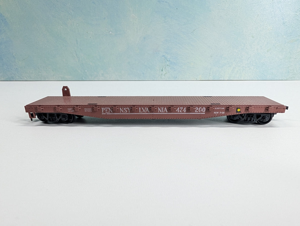 USED Athearn HO Scale 50' Flat Car Pennsylvania PRR #474200