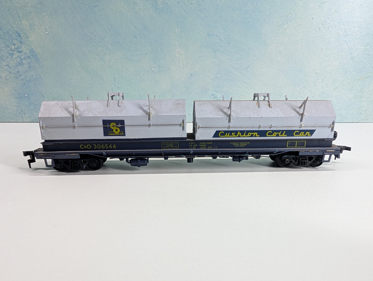USED Walthers HO Scale Cushion Coil Car Chesapeake and Ohio C&O #306544