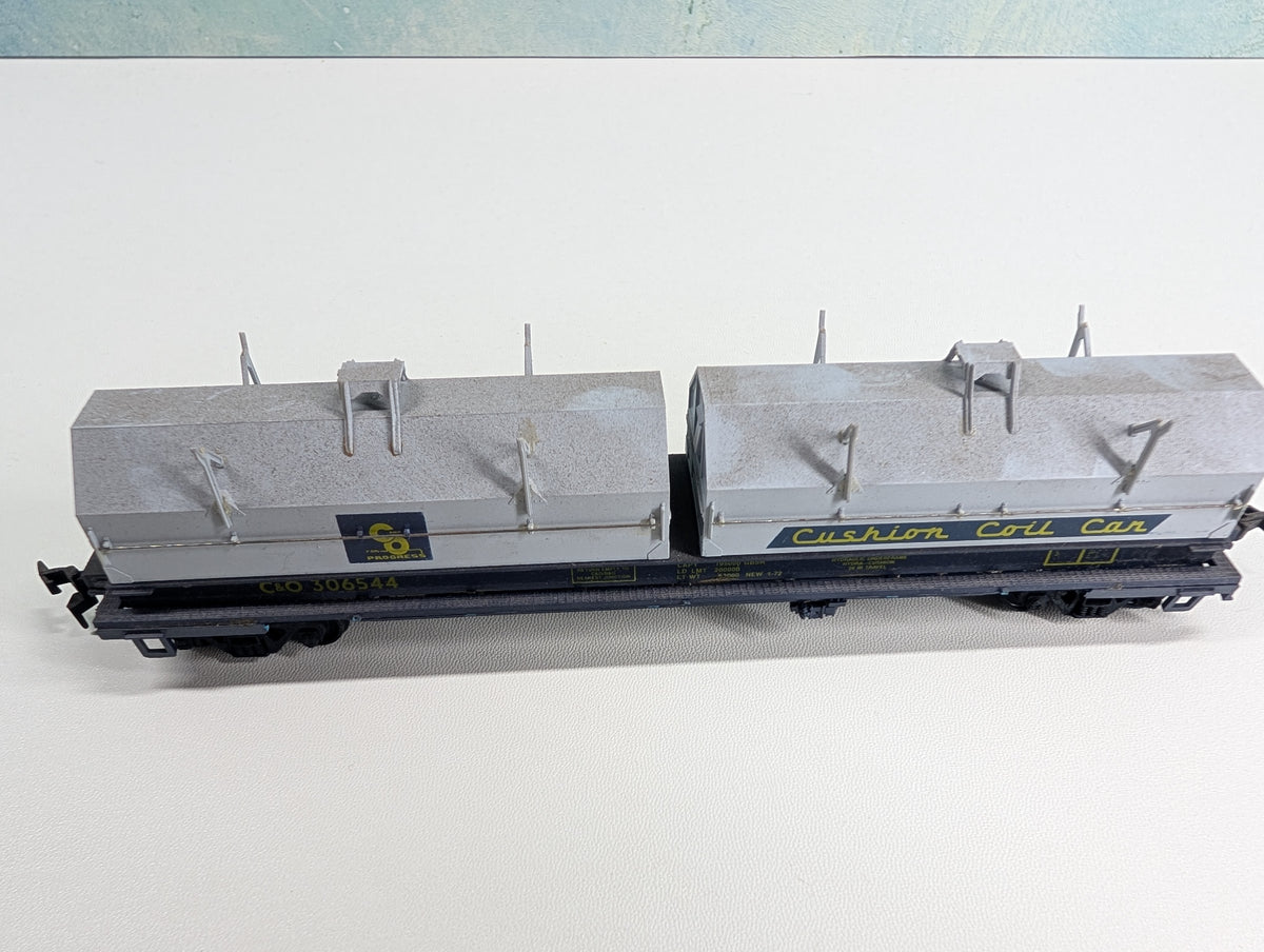 USED Walthers HO Scale Cushion Coil Car Chesapeake and Ohio C&O #306544