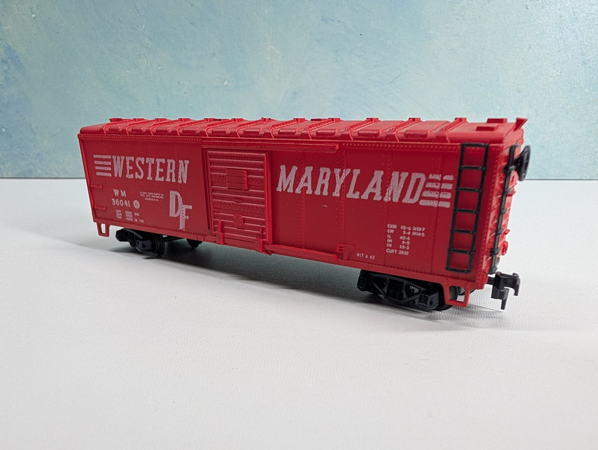 USED HO Scale 40' Box Car Western Maryland WM #36041