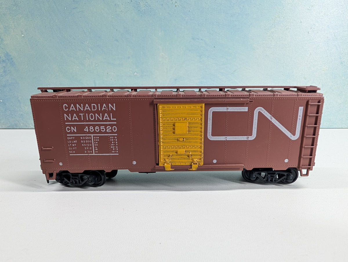 USED Athearn HO Scale 40' Box Car Canadian National CN #486520