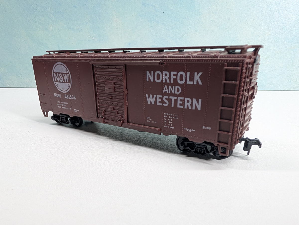 USED Athearn HO Scale 40' Box Car Norfolk & Western NW #361508