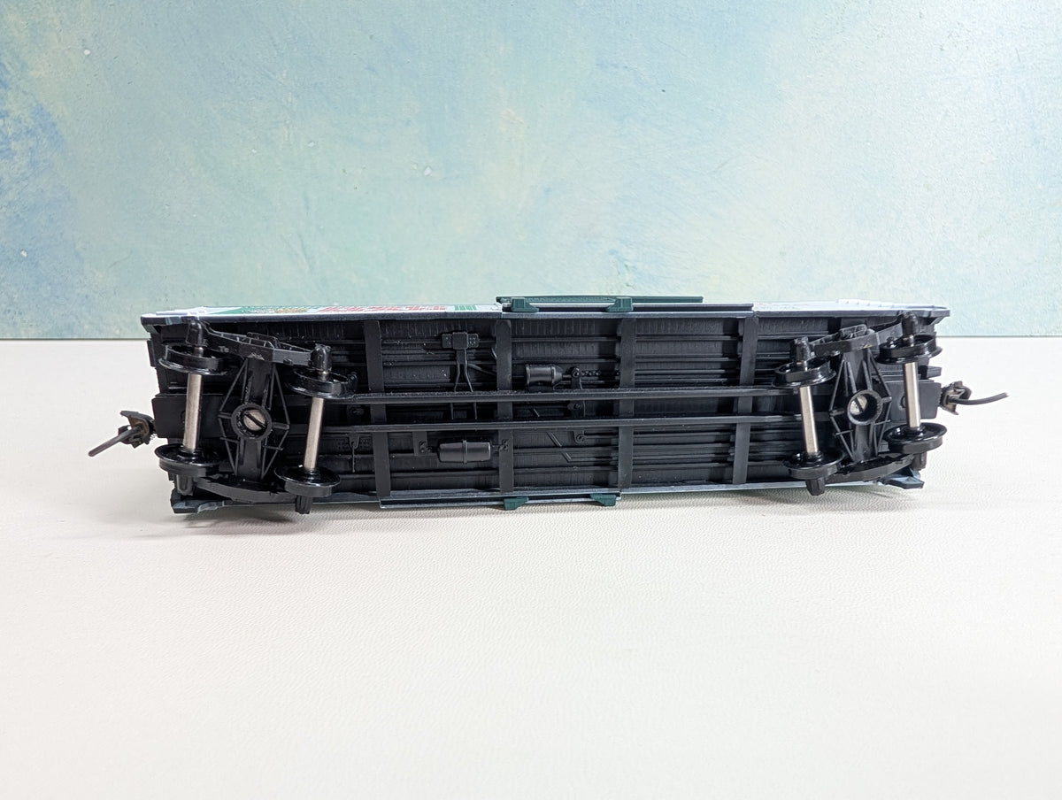 USED TRAIN MINIATURE HO Scale 40' Tobacco Wooden Box Car Red Man PTC #77 Tobacco Road Series