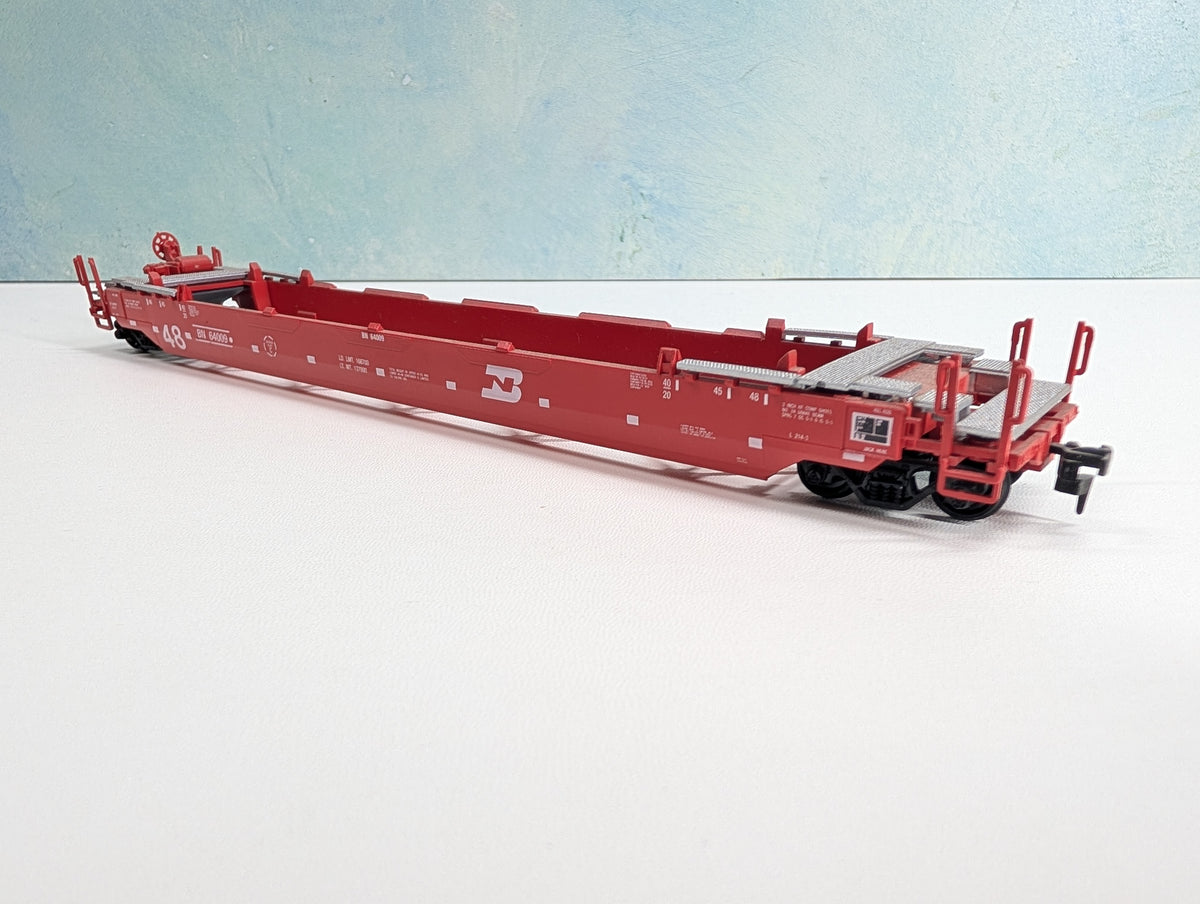 USED Athearn HO Scale Gunderson Husky Stack Burlington Northern BN #64009